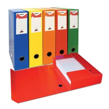 Scatole Progetti con Bottone Inbox dorso 4 - 6 -8cm